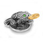 Серебряная денежная лягушка с монетой 9387342-1